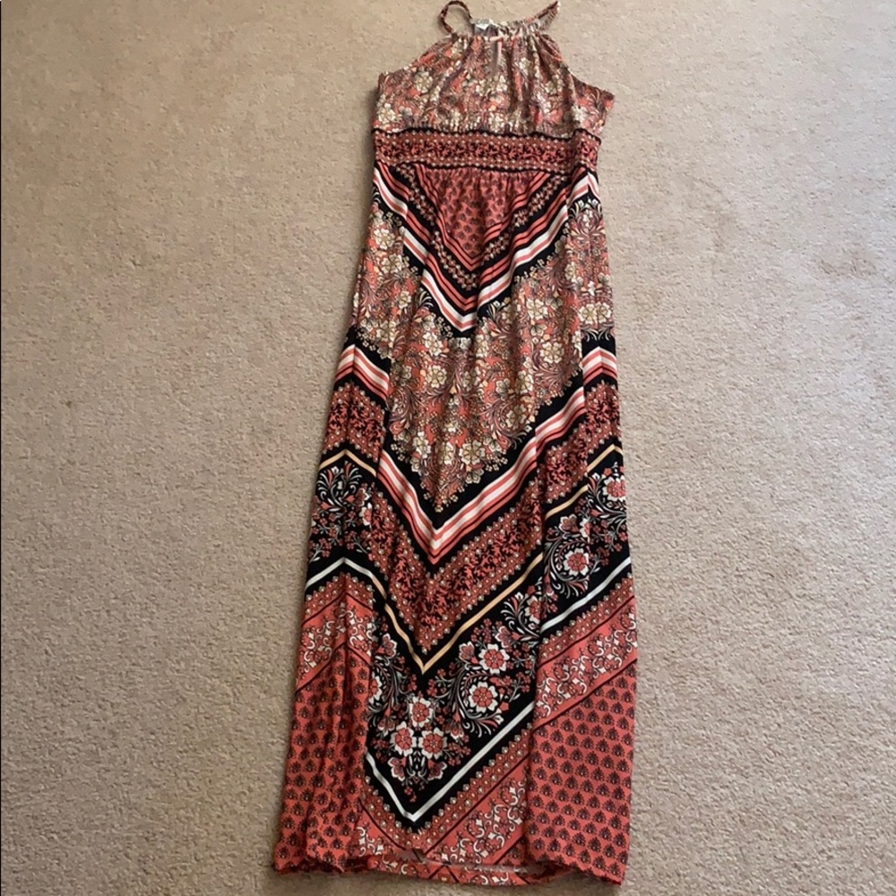 Multi color maxi dress